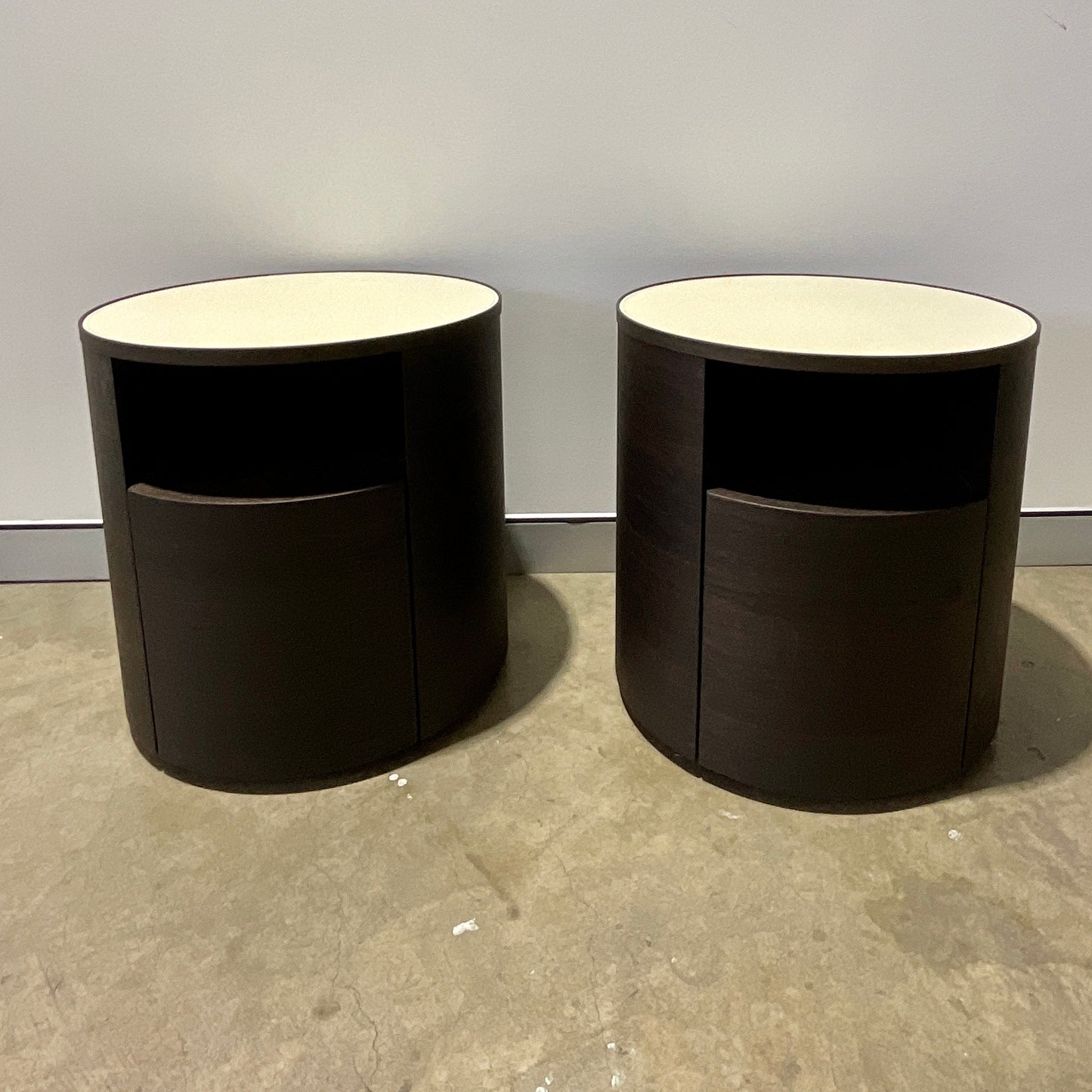 PAIR Onda Bedside Tables by Paolo Piva for Poliform