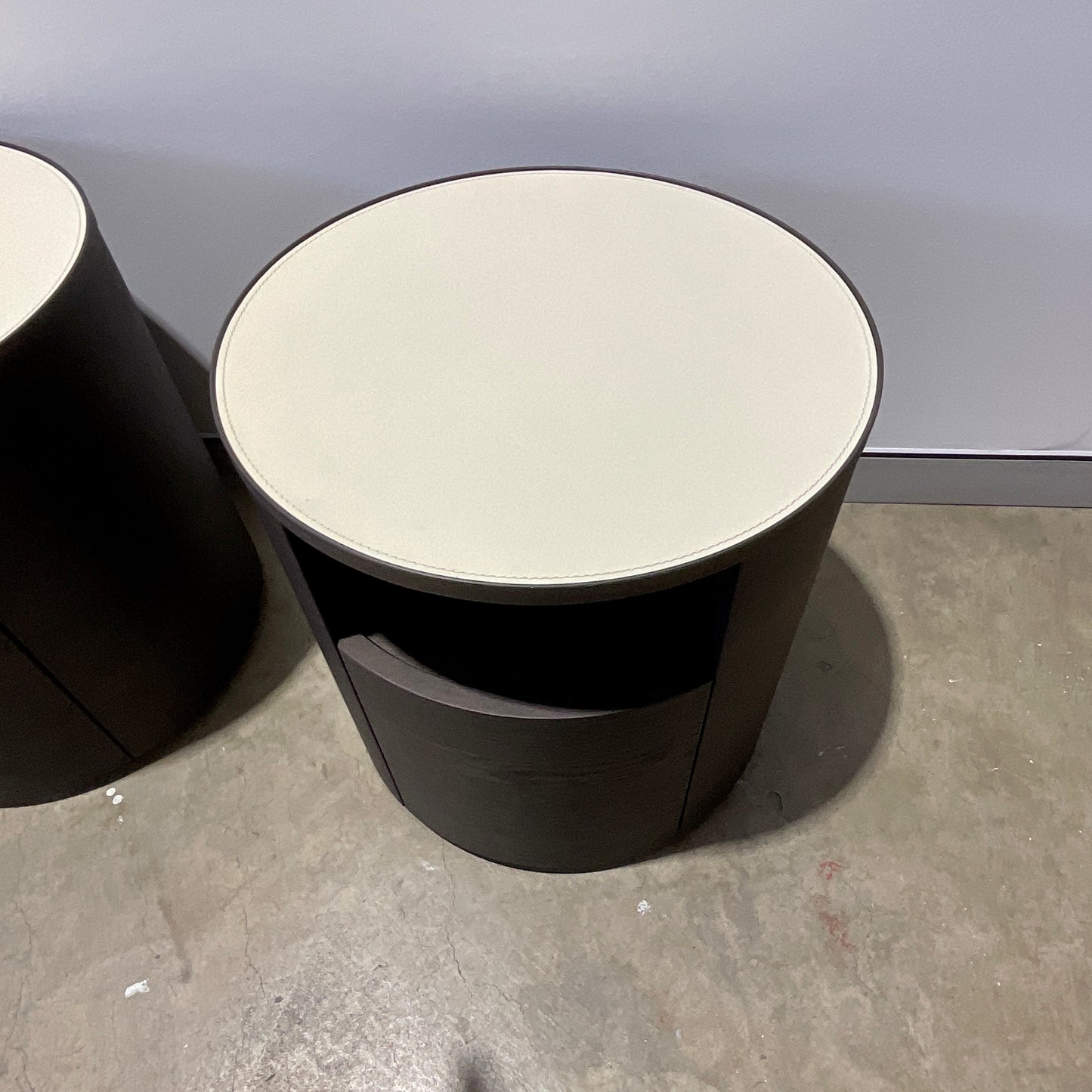 PAIR Onda Bedside Tables by Paolo Piva for Poliform