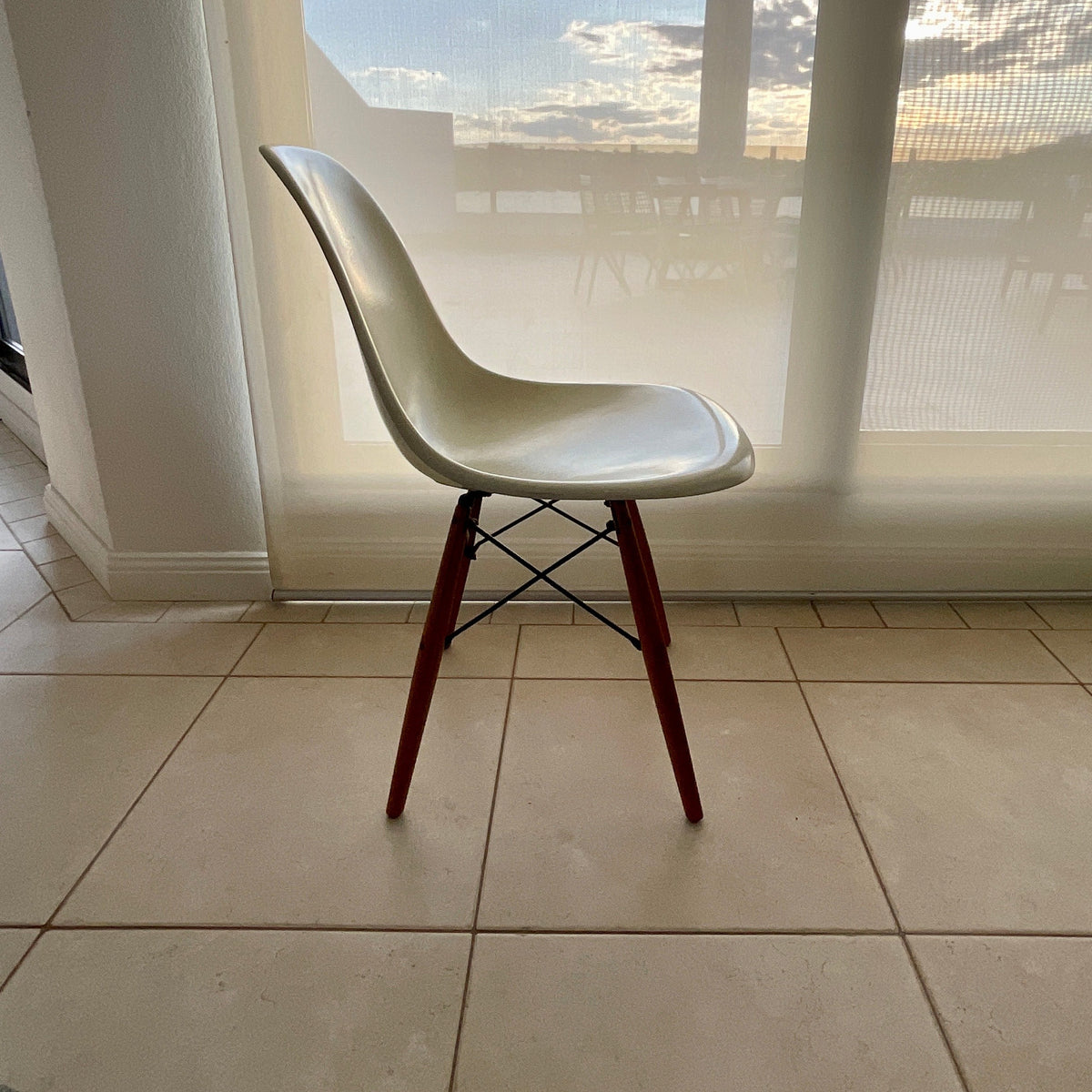 Set of FOUR Case Study Shell Dowel Chairs by Modernica – Home Furniture ...