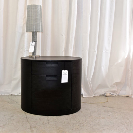 Maxalto Amphora Oval Side Table in Light Oak | HFOC – Home