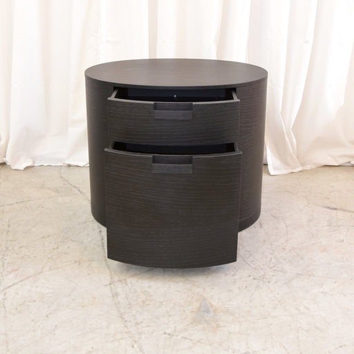 Maxalto Amphora Oval Side Table in Light Oak | HFOC – Home
