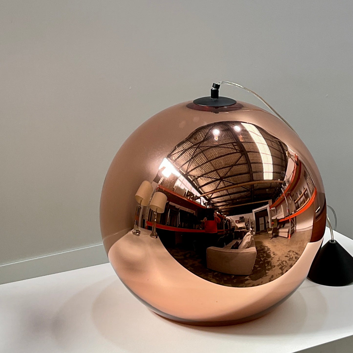 Copper Round Pendant – Large by Tom Dixon (2 available)