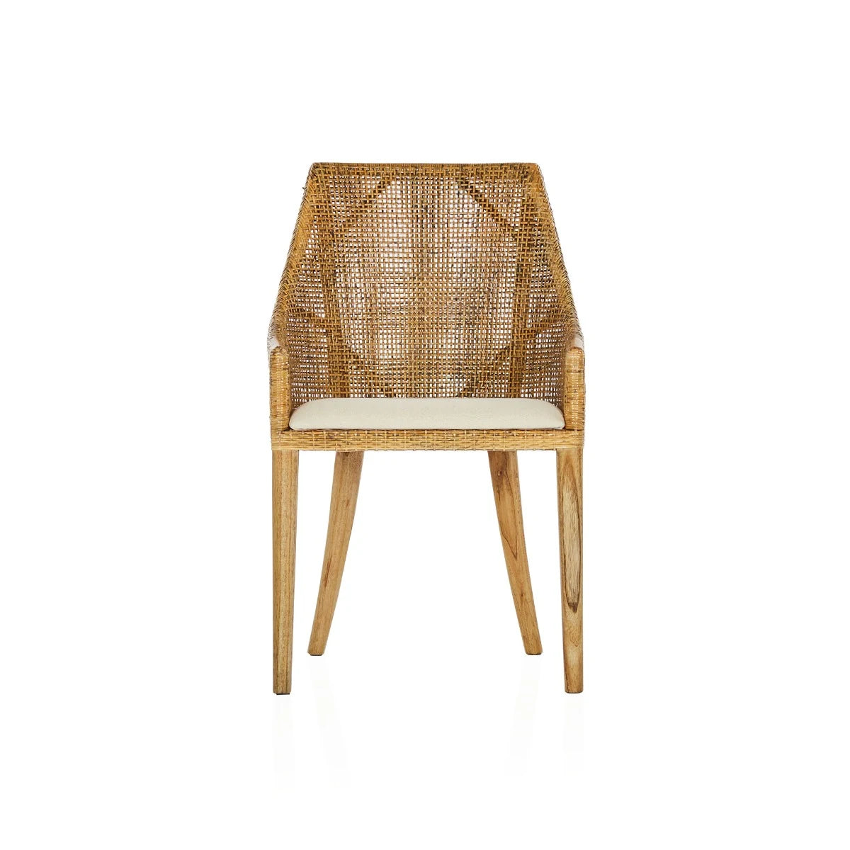 Set of SIX Miami Dining Chairs in Natural by Coco Republic