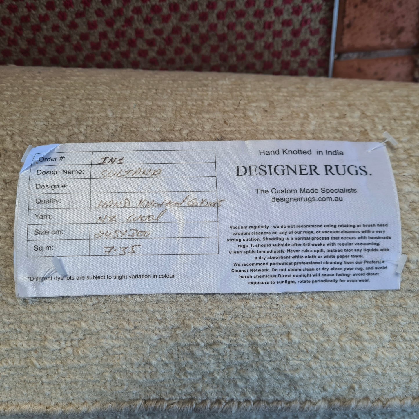 Sultana Area Rug by Gabriella Zakany for Designer Rugs 3000 x 2400