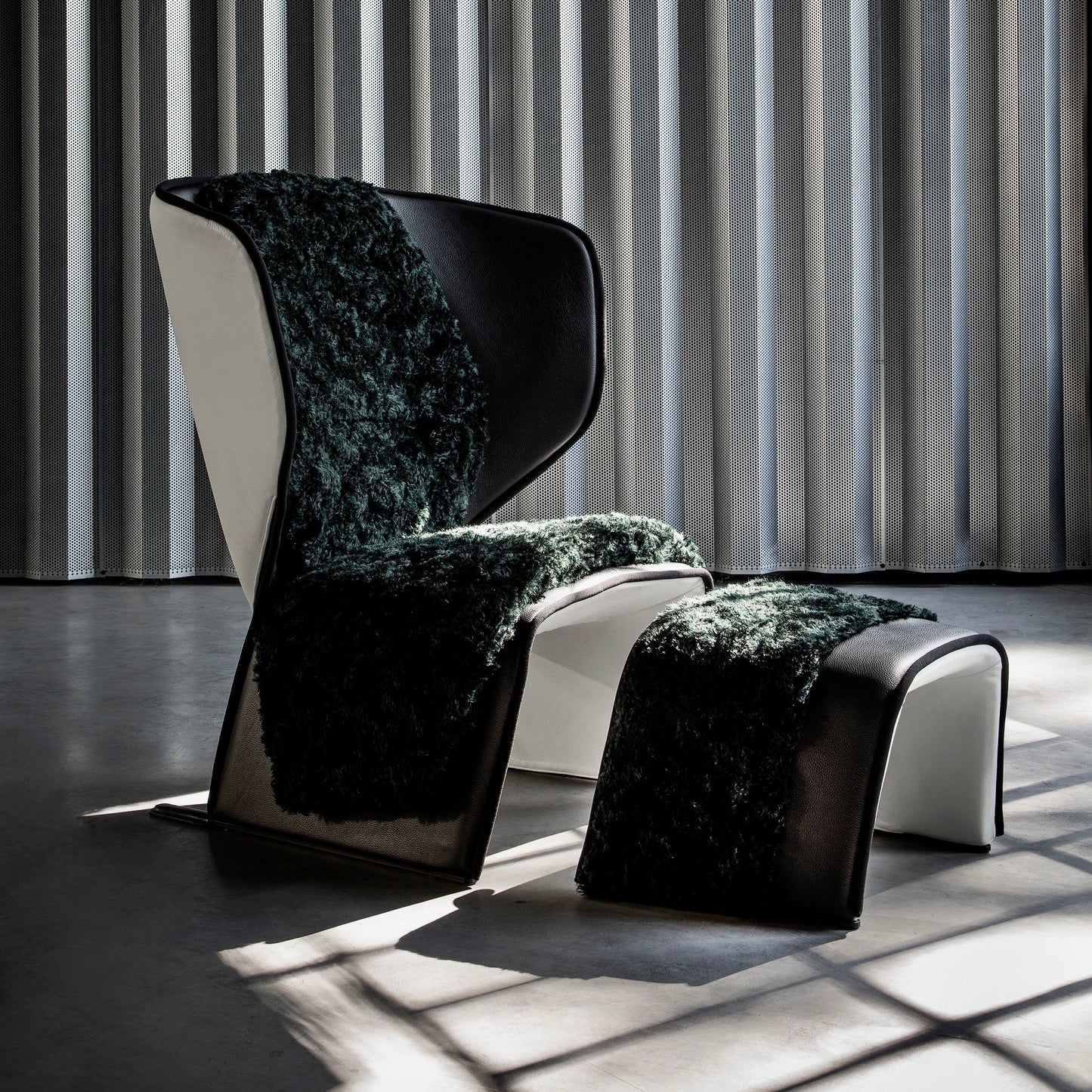Gender Armchair & Footstool by Patricia Urquiola for Cassina