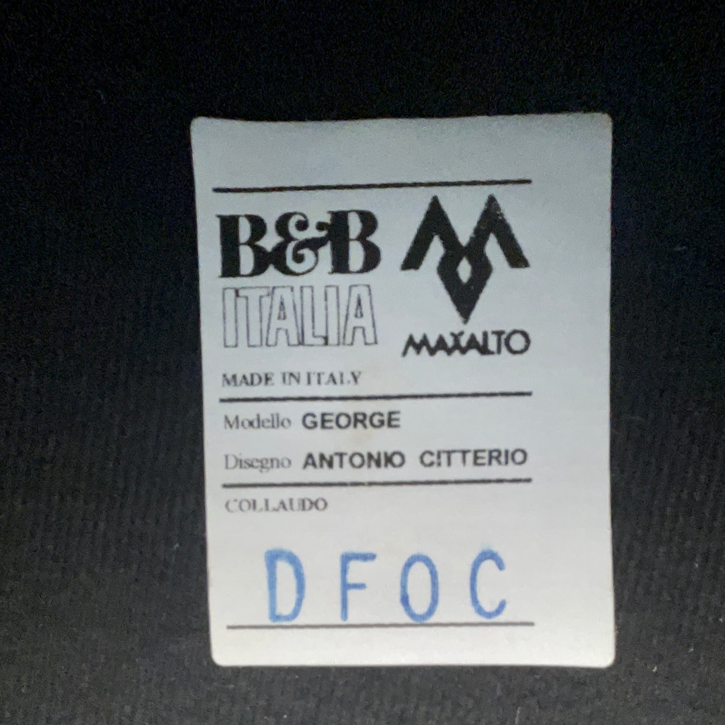 George Sofa / Daybed by Antonio Citterio for B&B Italia