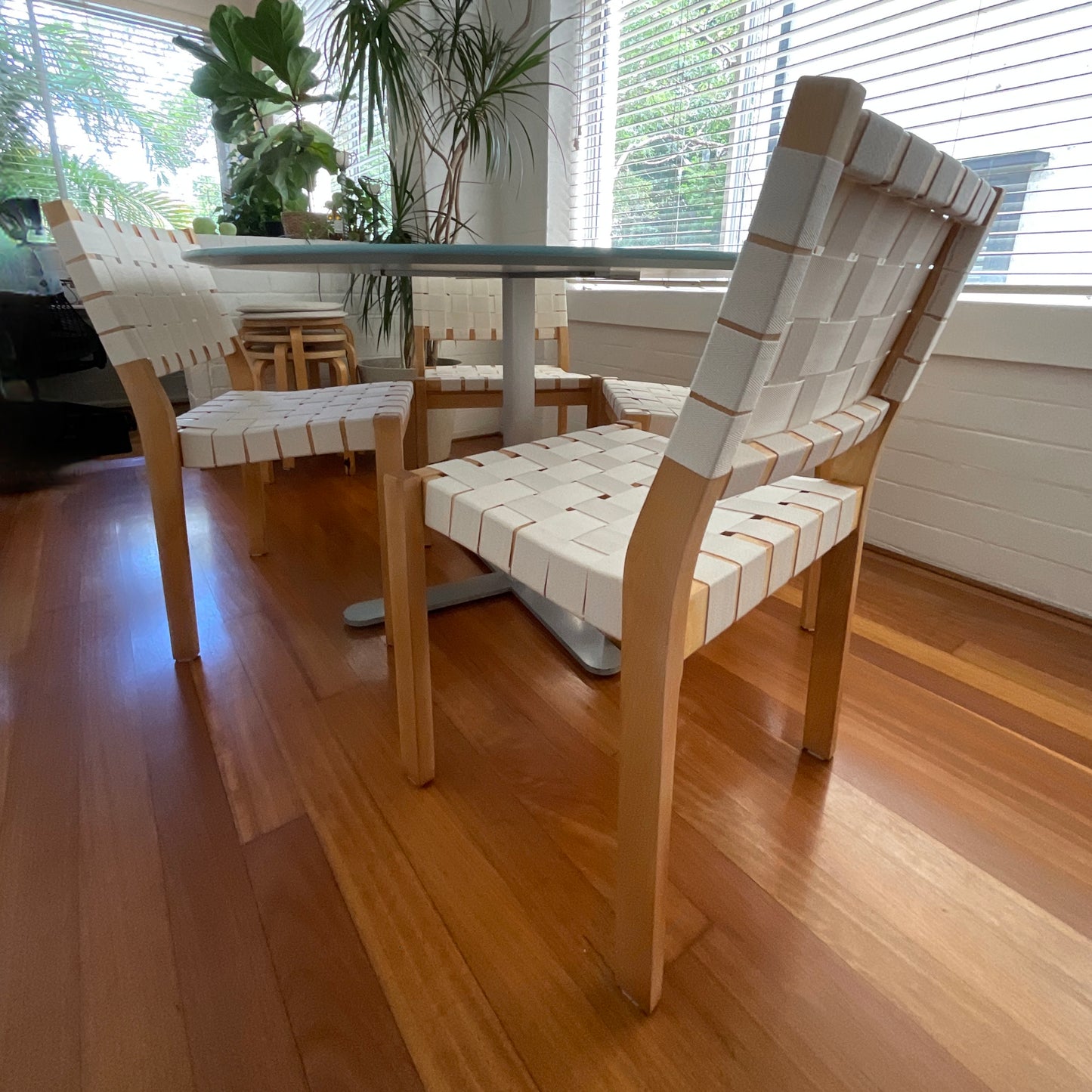 Set of FOUR Chair 611 by Alvar Aalto for Artek
