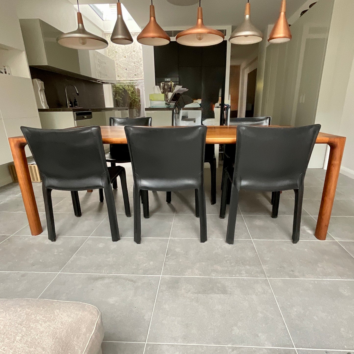 Set of SIX CAB (412) Chairs by Mario Bellini for Cassina