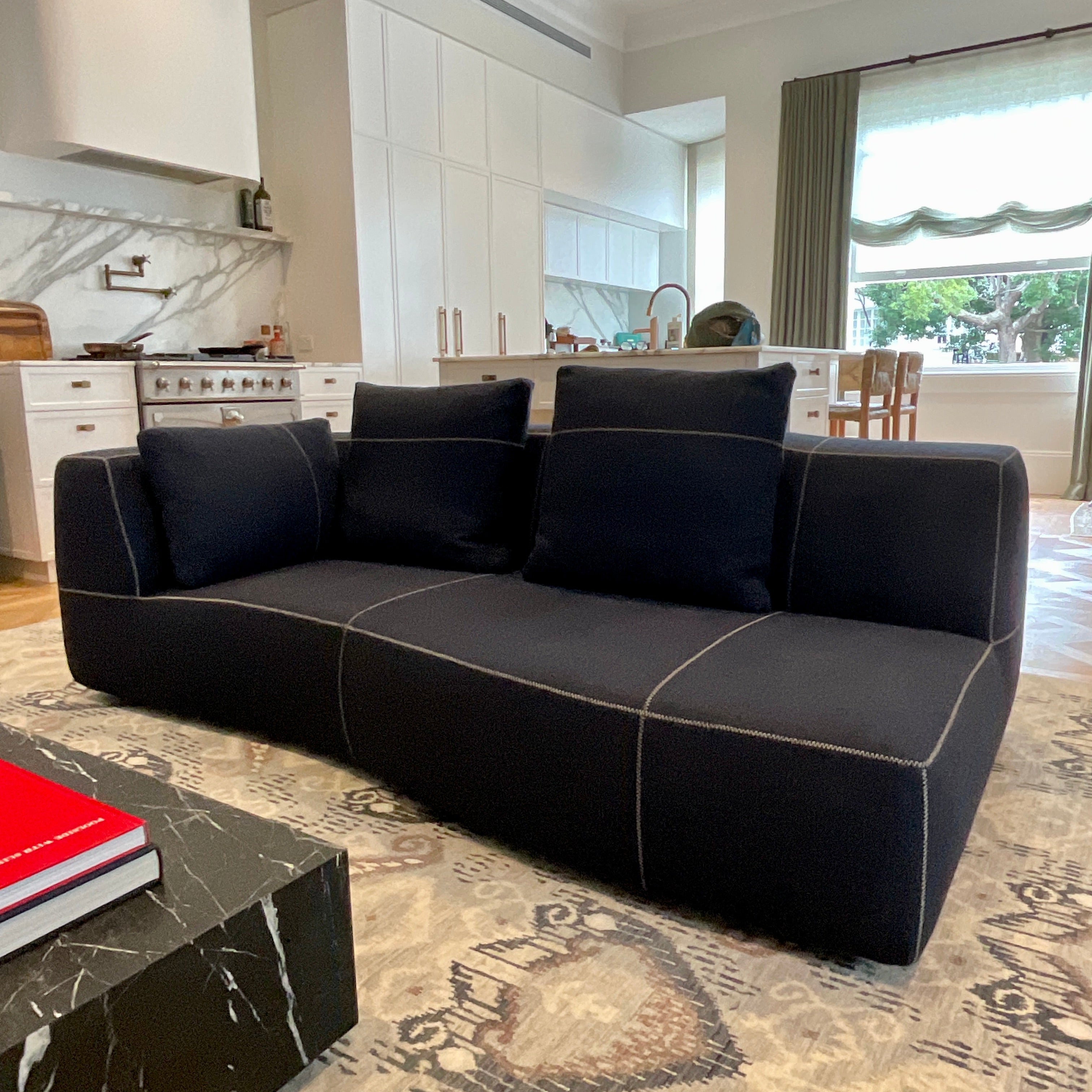 B&B Italia Bend Sofa by Patricia Urquiola Midnight Blue | HFOC