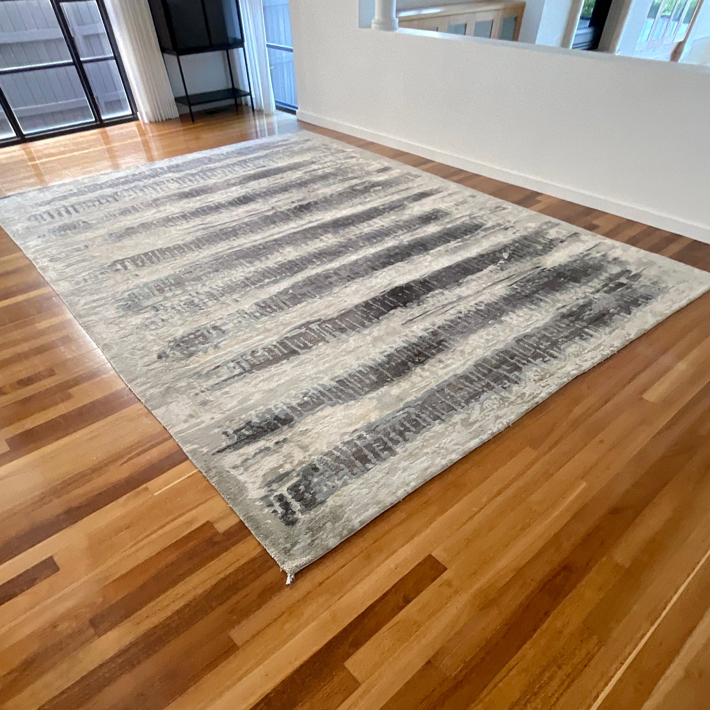 Striped area rug  by Designer Rgs