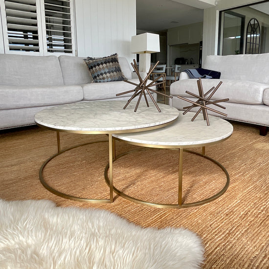 Nesting Marble Coffee Table by Coco Republic