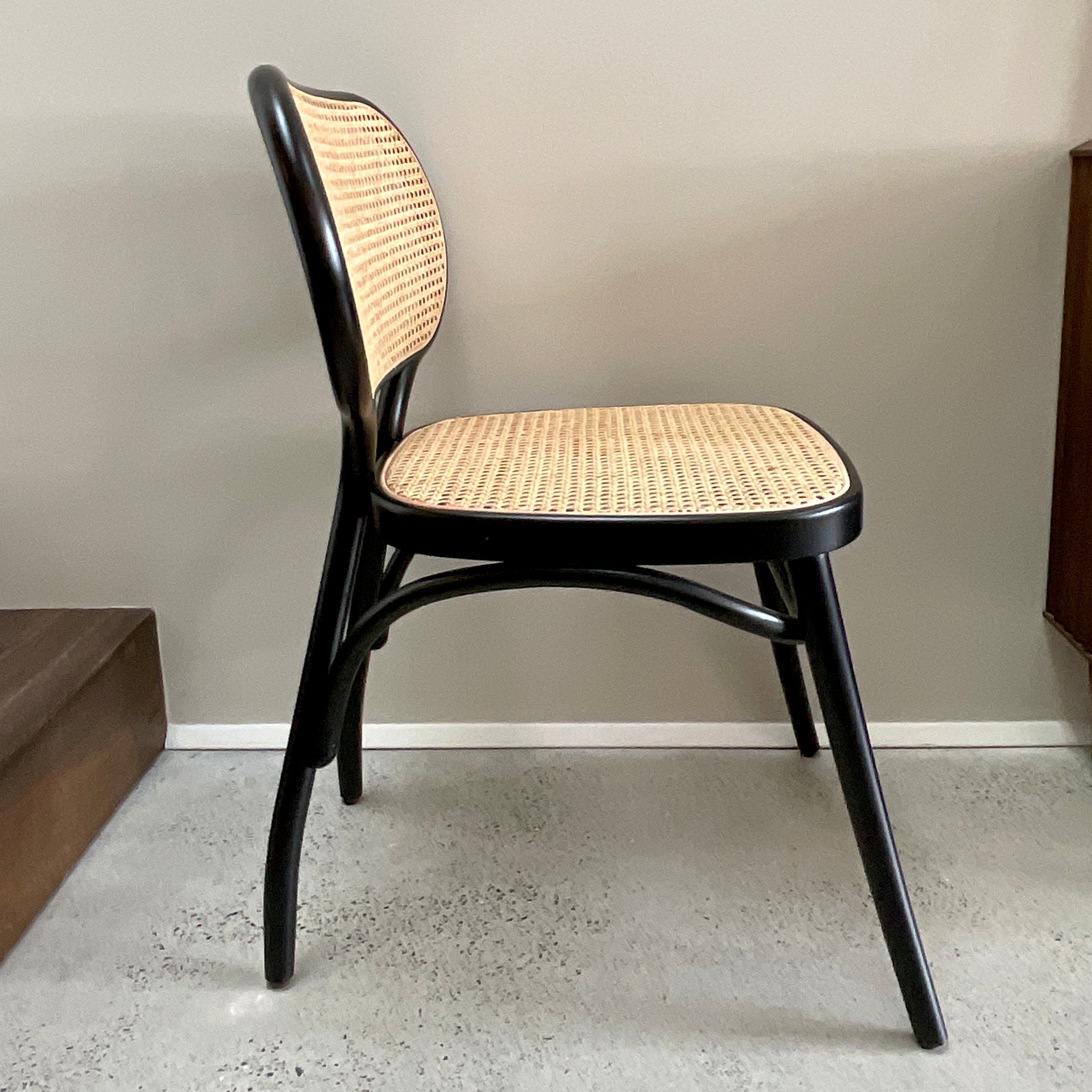 Thonet Bodystuhl Dining Chairs Set of 4 Cane Beech | HFOC – Home