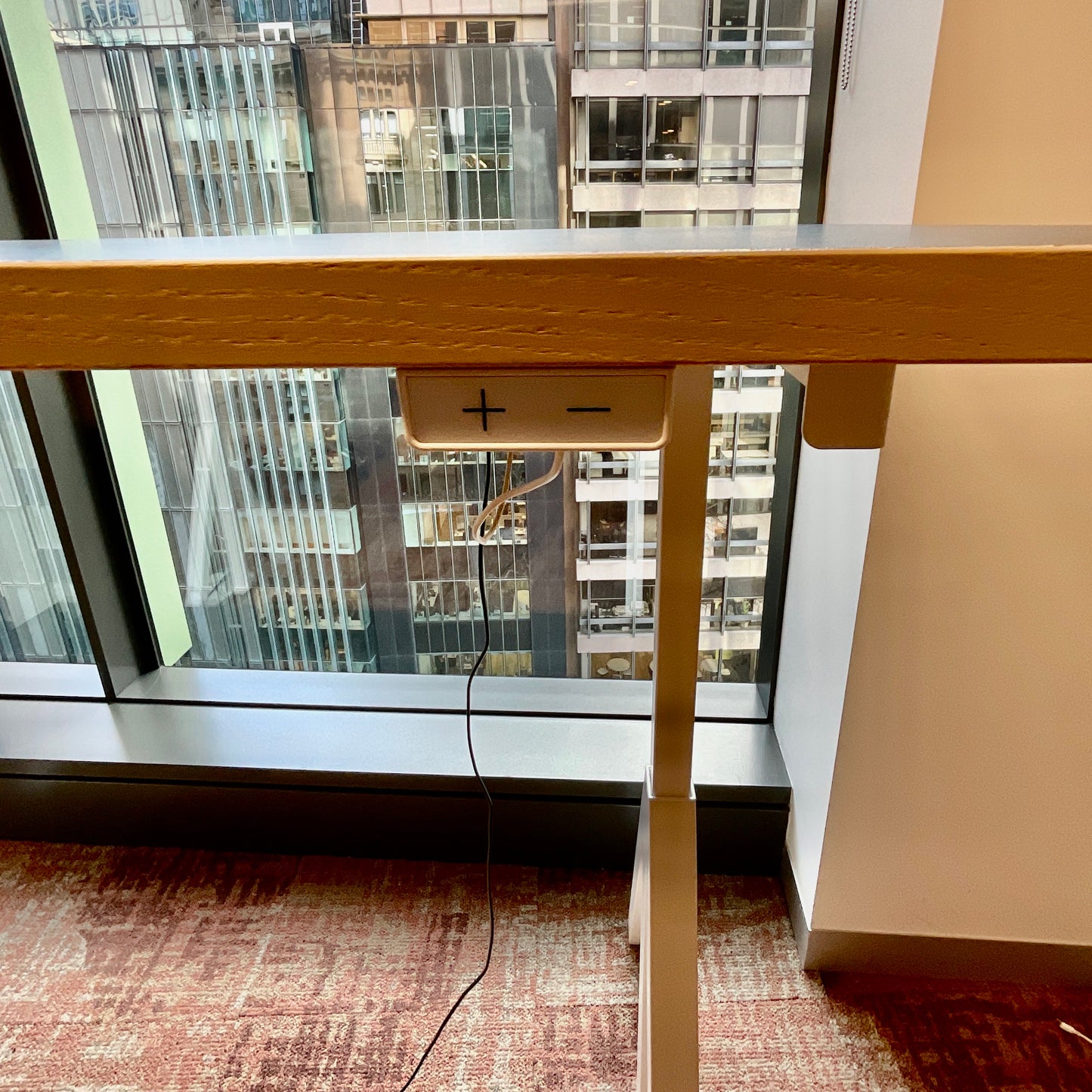 Height Adjustable Desk by String Works through Great Dane