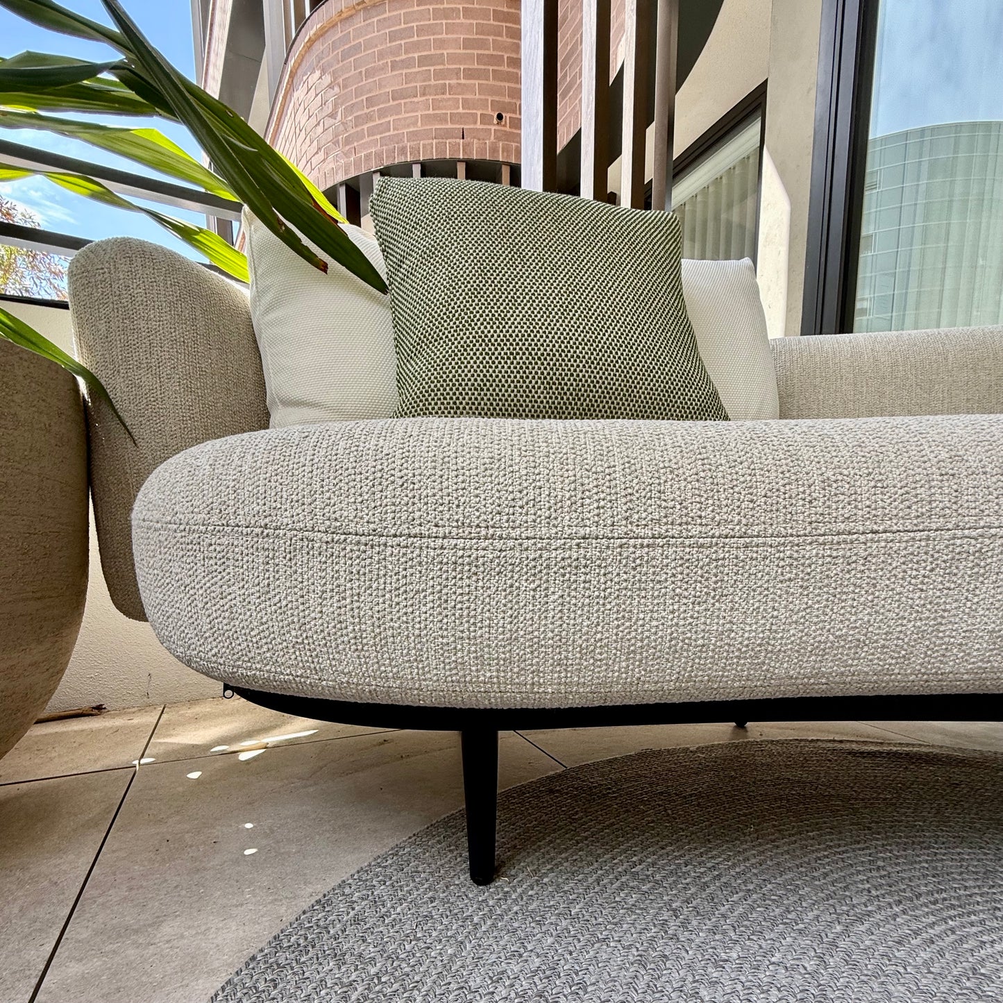 Organix Outdoor Sofa by Royal Botania + Throwpillows