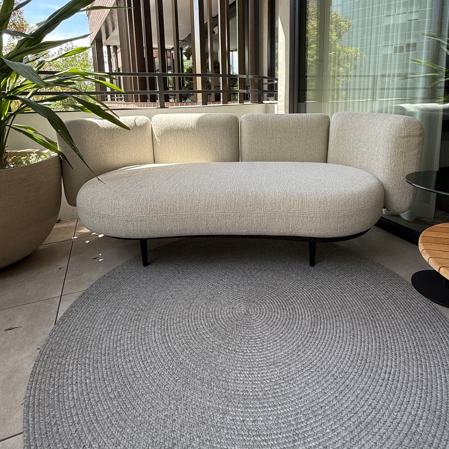 Organix Outdoor Sofa by Royal Botania + Throwpillows