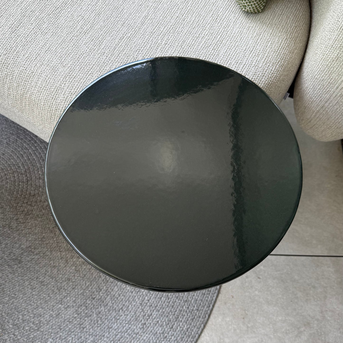 Butler Side Table with Lavastone Slate Top by Royal Botania