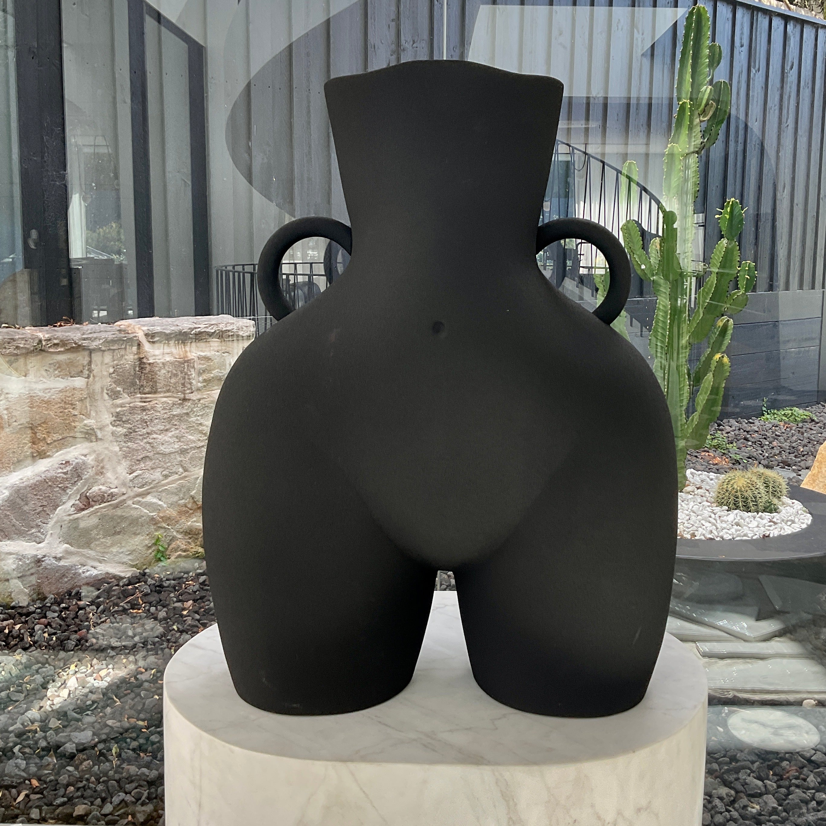 Anissa Kermiche Love Handles Ceramic Vase Black | HFOC – Home