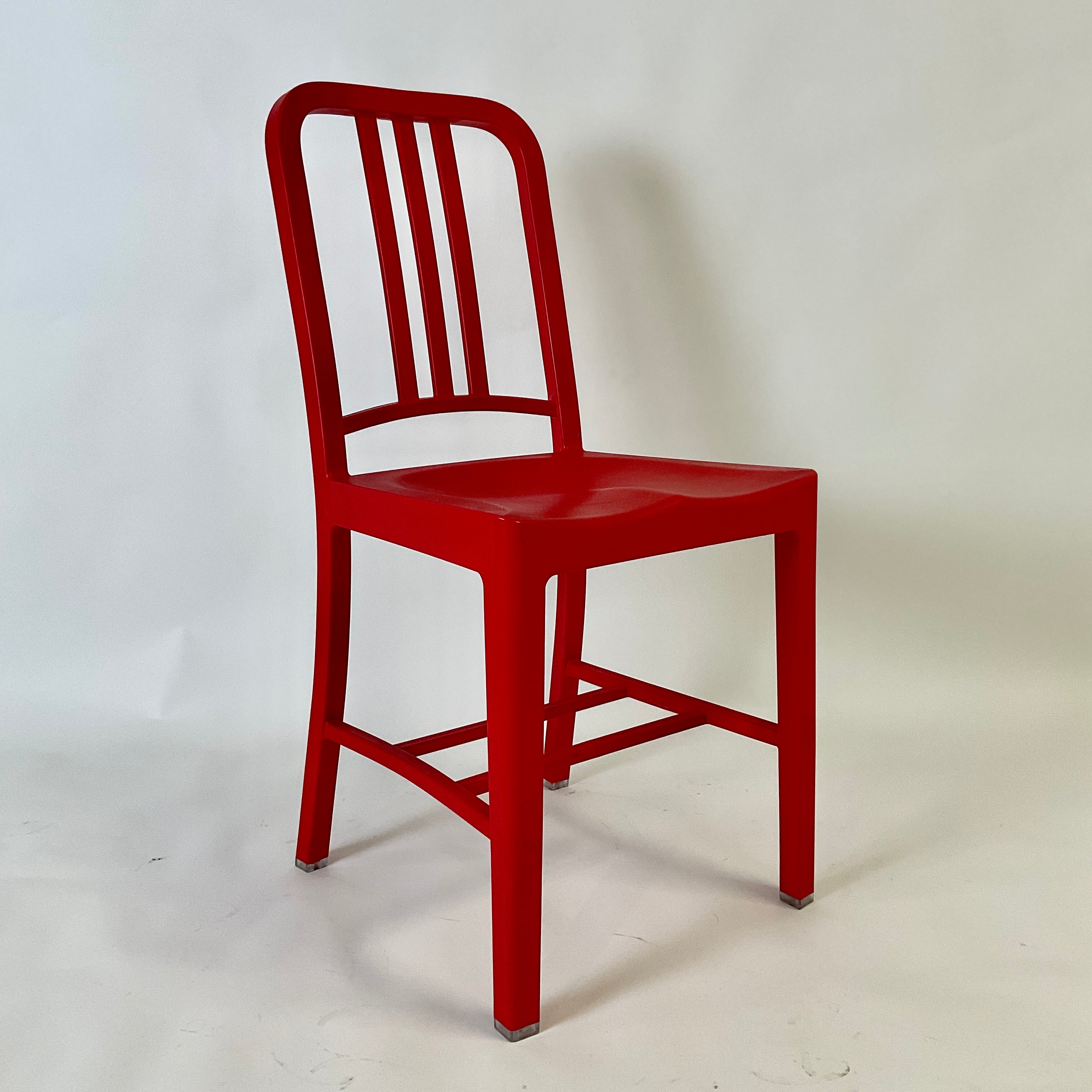 Emeco 111 Navy Chair Red Set of Four | HFOC – Home Furniture on