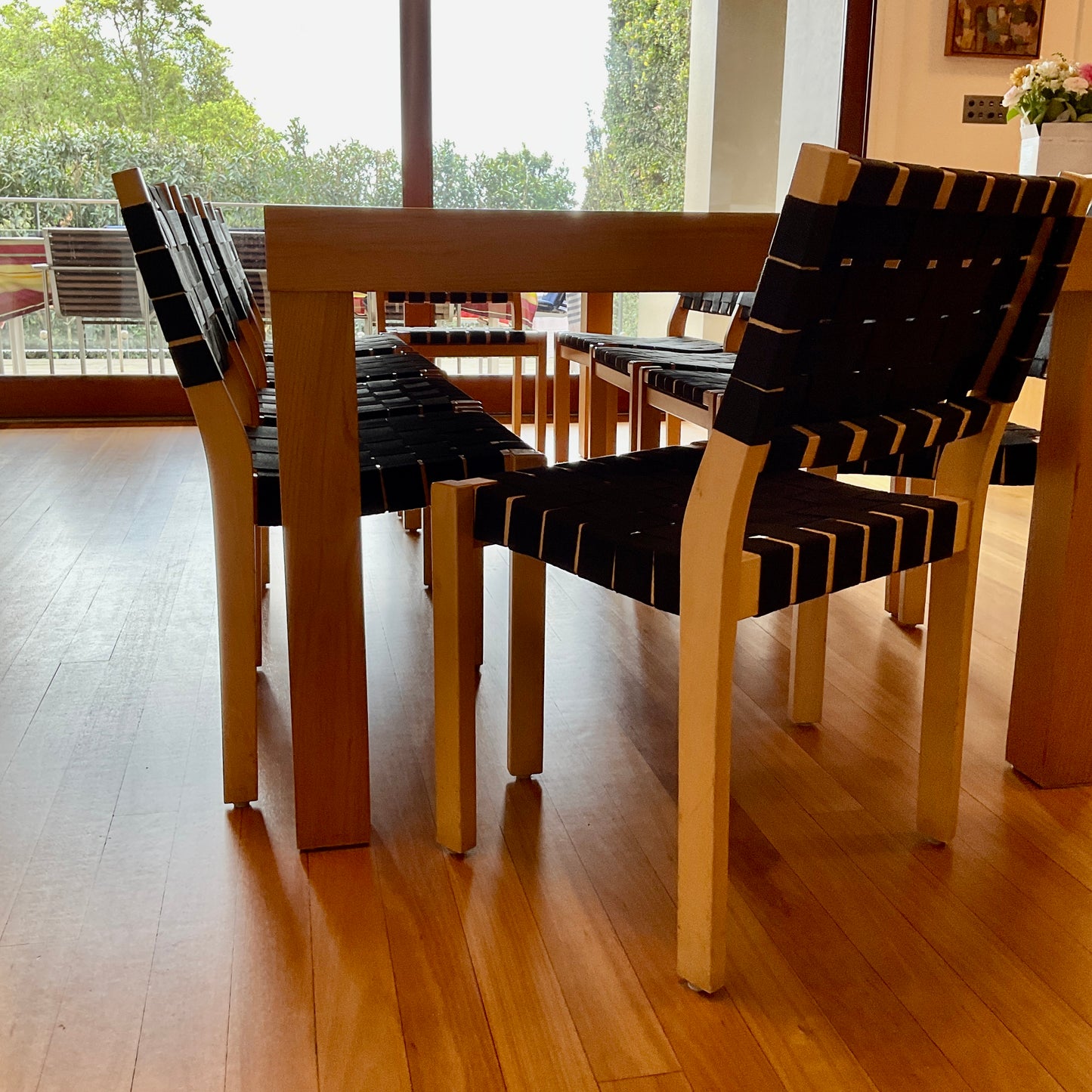 Set of SIX Chair 611 by Alvar Aalto for Artek