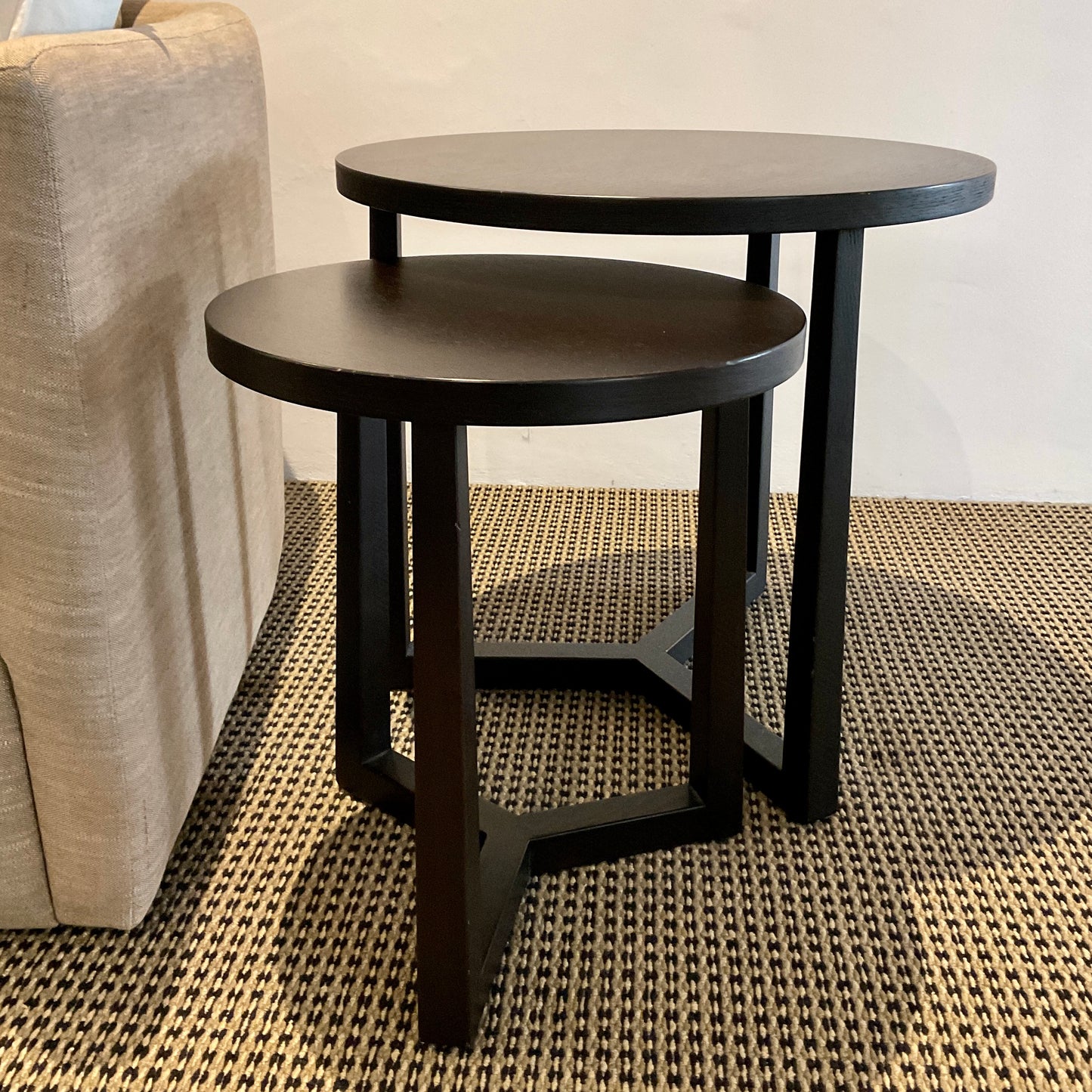 Load image into Gallery viewer, Teri Grey Oak Nesting Tables by Camerich
