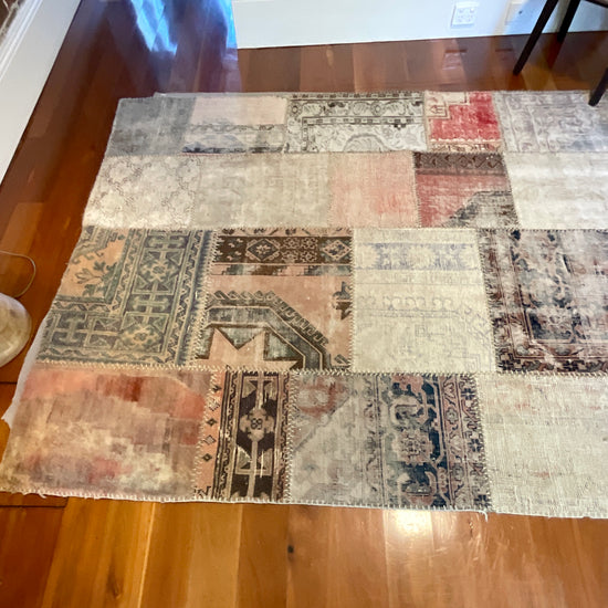 Vintage Patchwork Area Rug by Cadrys