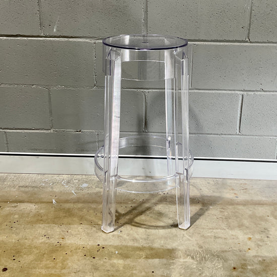 Load image into Gallery viewer, Ghost Stool - Transparent Crystal by Philippe Starck Kartell
