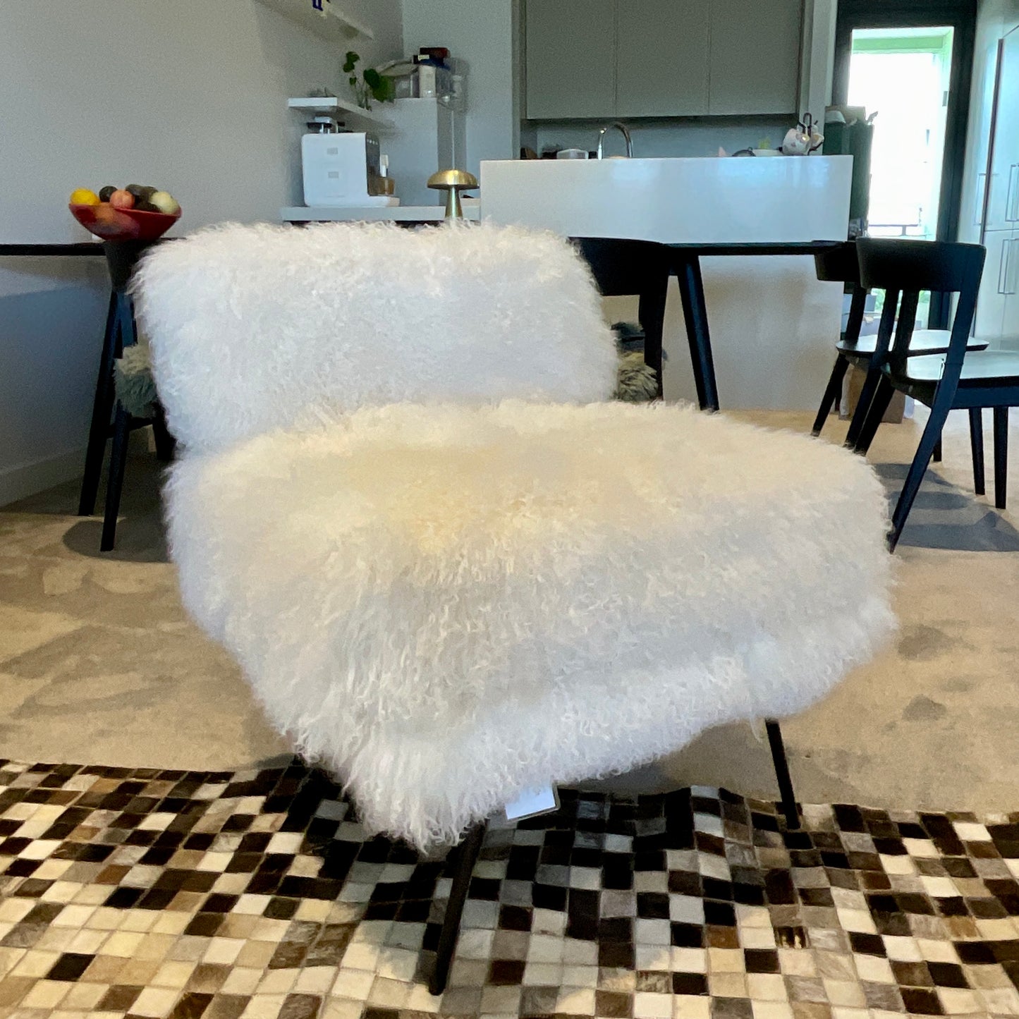 Elettra Armchair - Fur by BBPR for Arflex