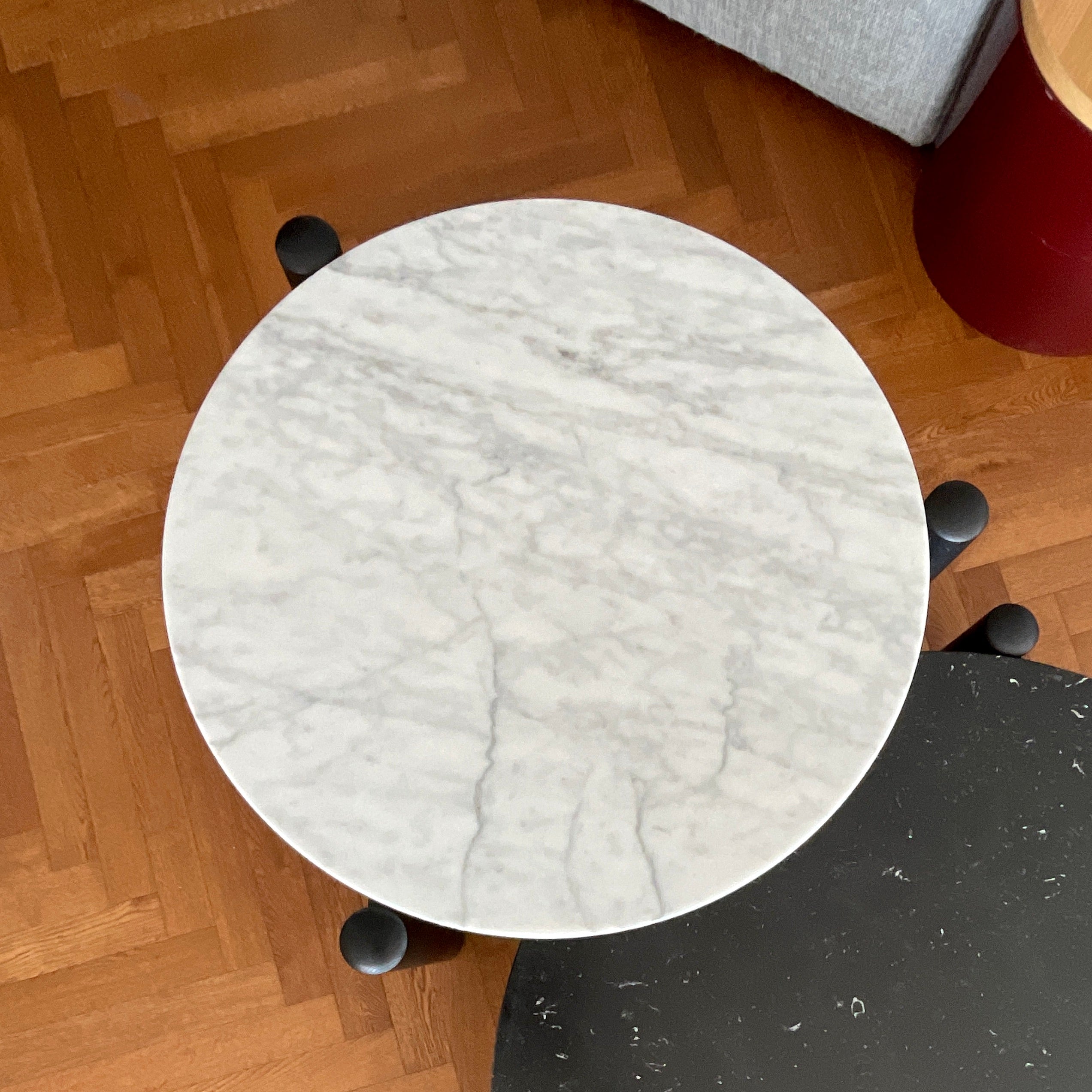 Cassina 535 Table a Plateau Carrara Marble Coffee Table | HFOC