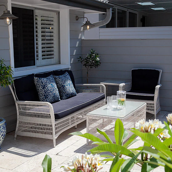 Hampton FOUR Piece Outdoor Setting by Woven +