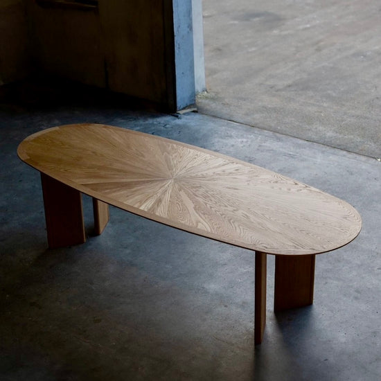 Custom Oval Table by Lowe Furniture Melbourne