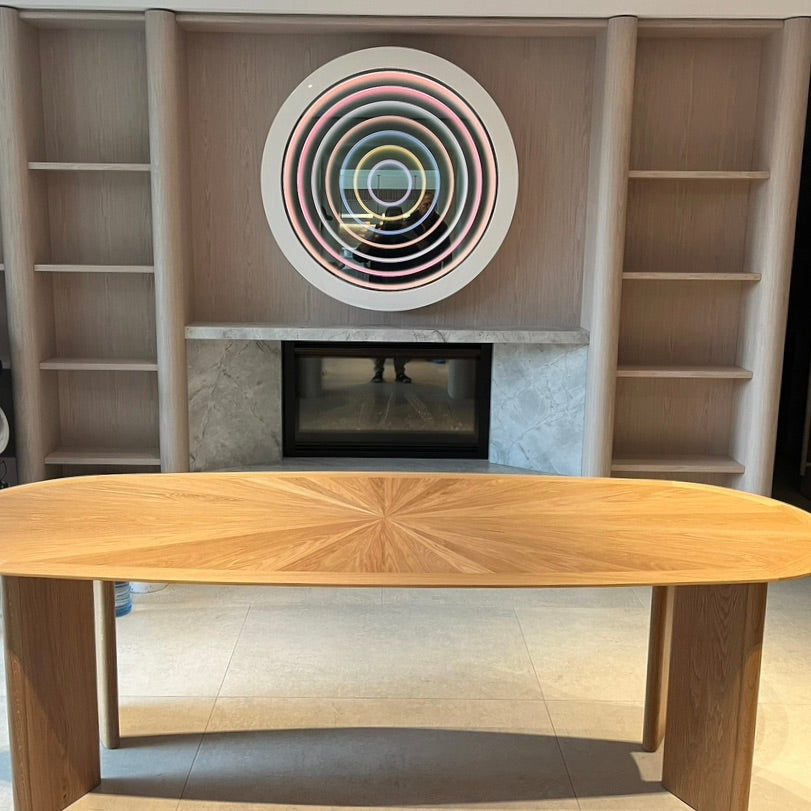 Custom Oval Table by Lowe Furniture Melbourne