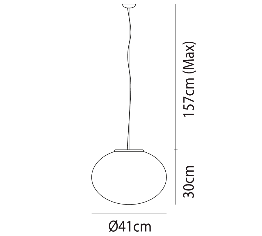 Lucciola Pendant by Vistosi - Large (3 available)