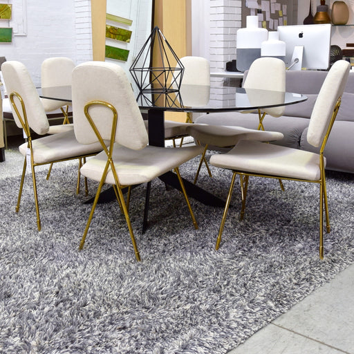 Set of SIX Maxime Dining Chairs by Jonathan Adler through Coco Republic