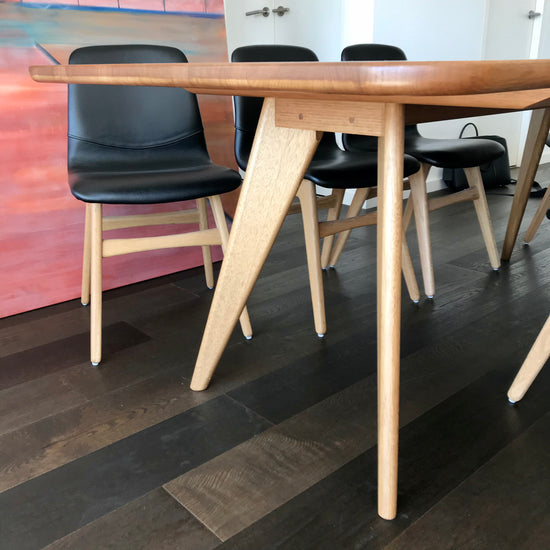 Bespoke Jet Dining Table by Coopers Store