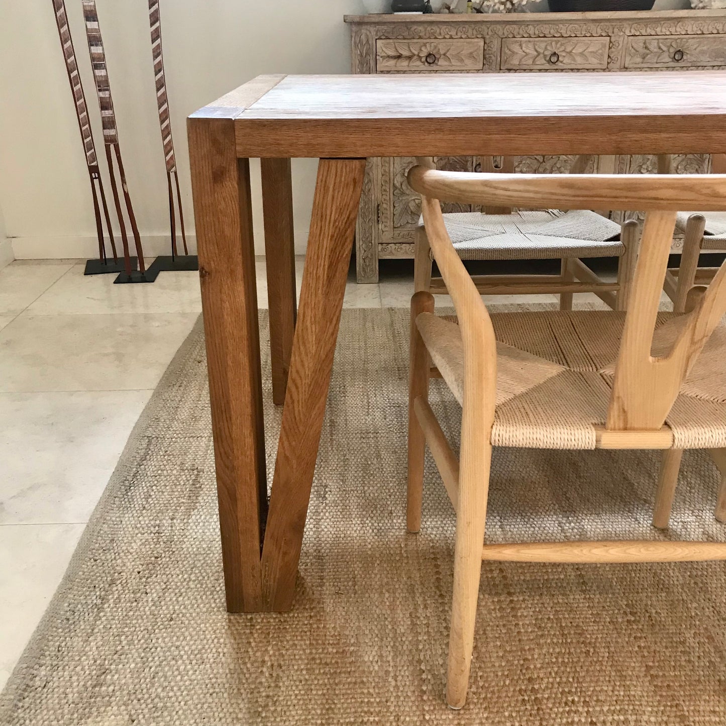 York Oak Dining Table by Coco Republic