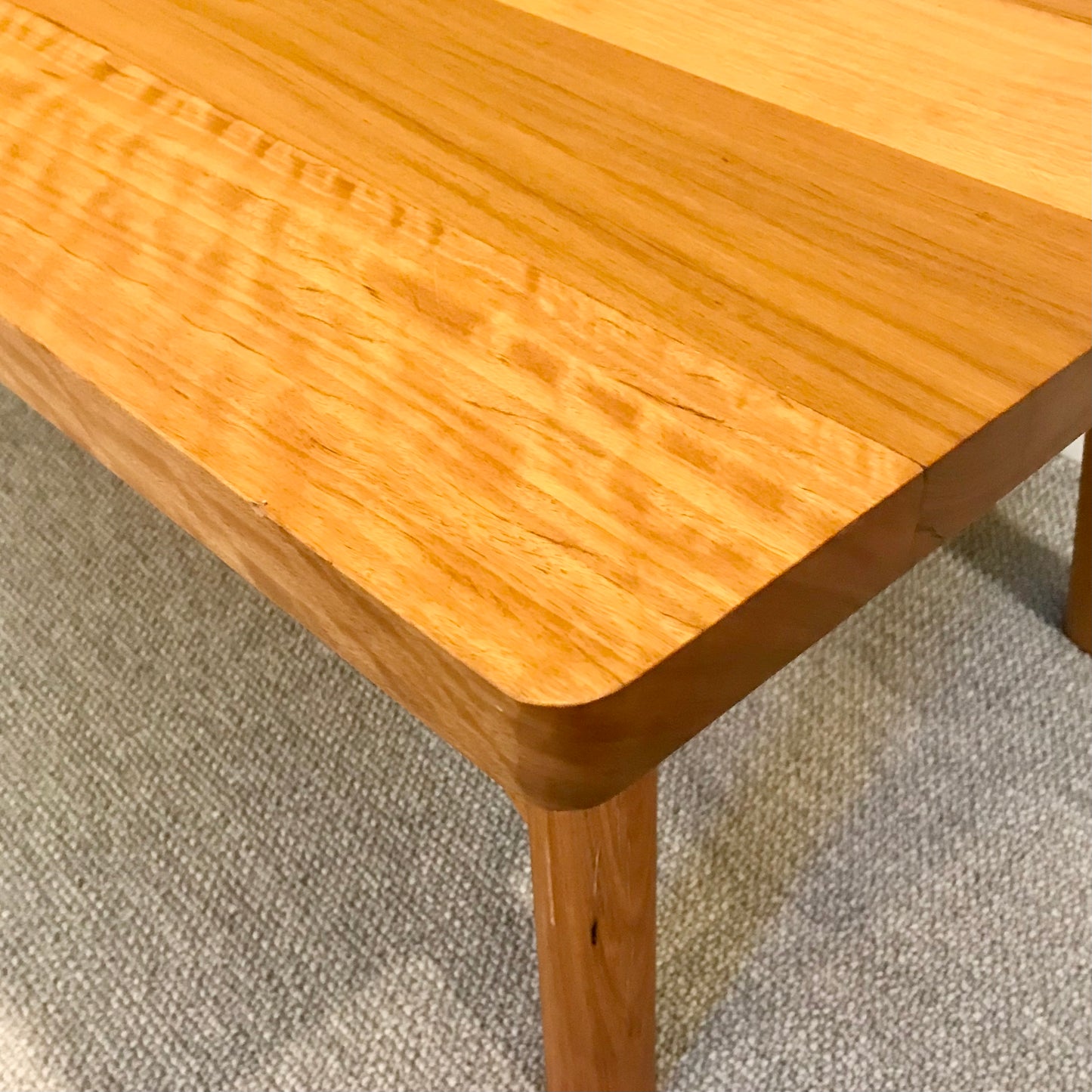 Pop & Scott Feathertop recycled Blackbutt timber dining table - pre-owned designer furniture