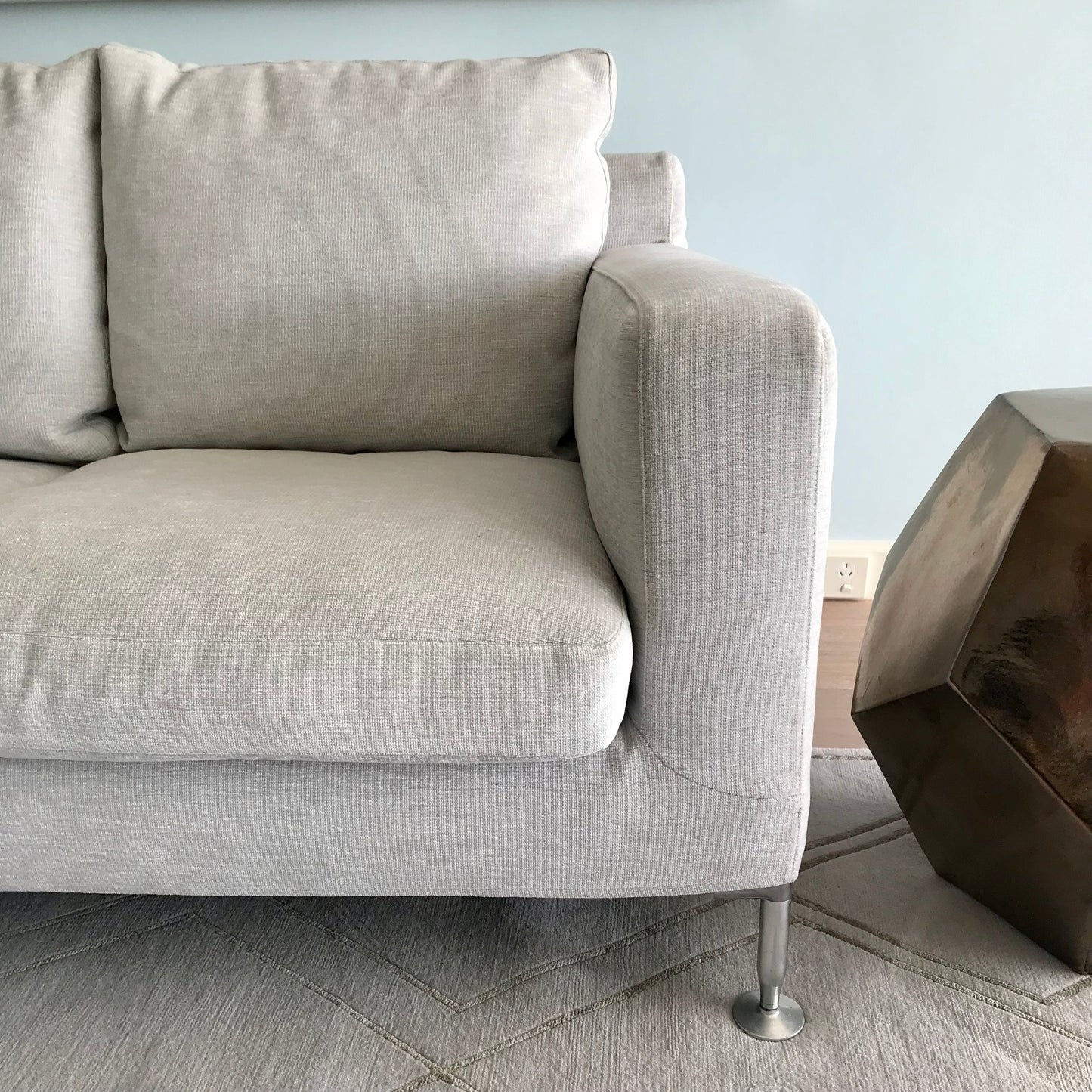 B&B Italia Harry Three Seat Sofa Grey Antonio Citterio | HFOC 