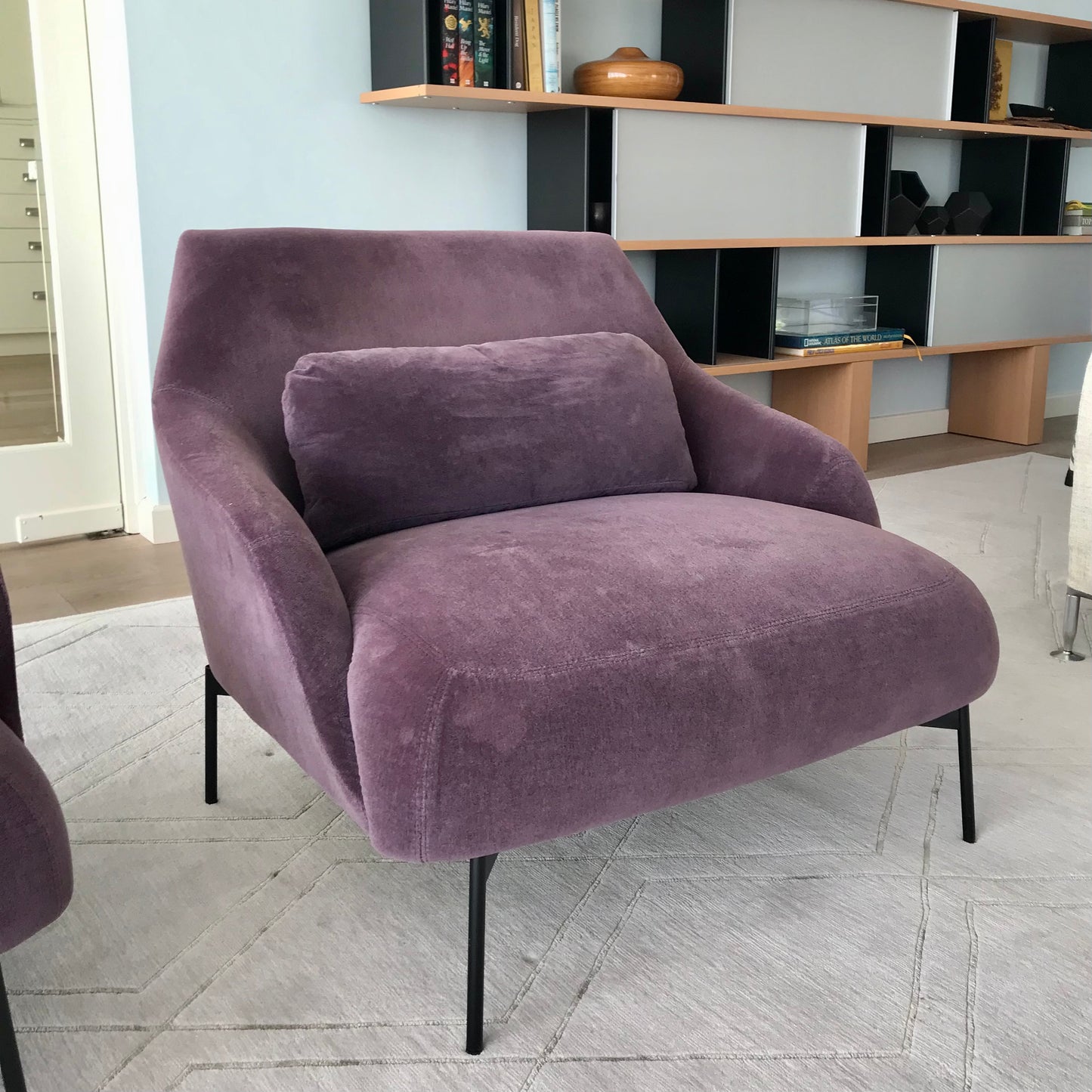 Tacchini Lima Armchair by Claesson Koivisto Rune in neutral upholstery, pre-owned designer furniture