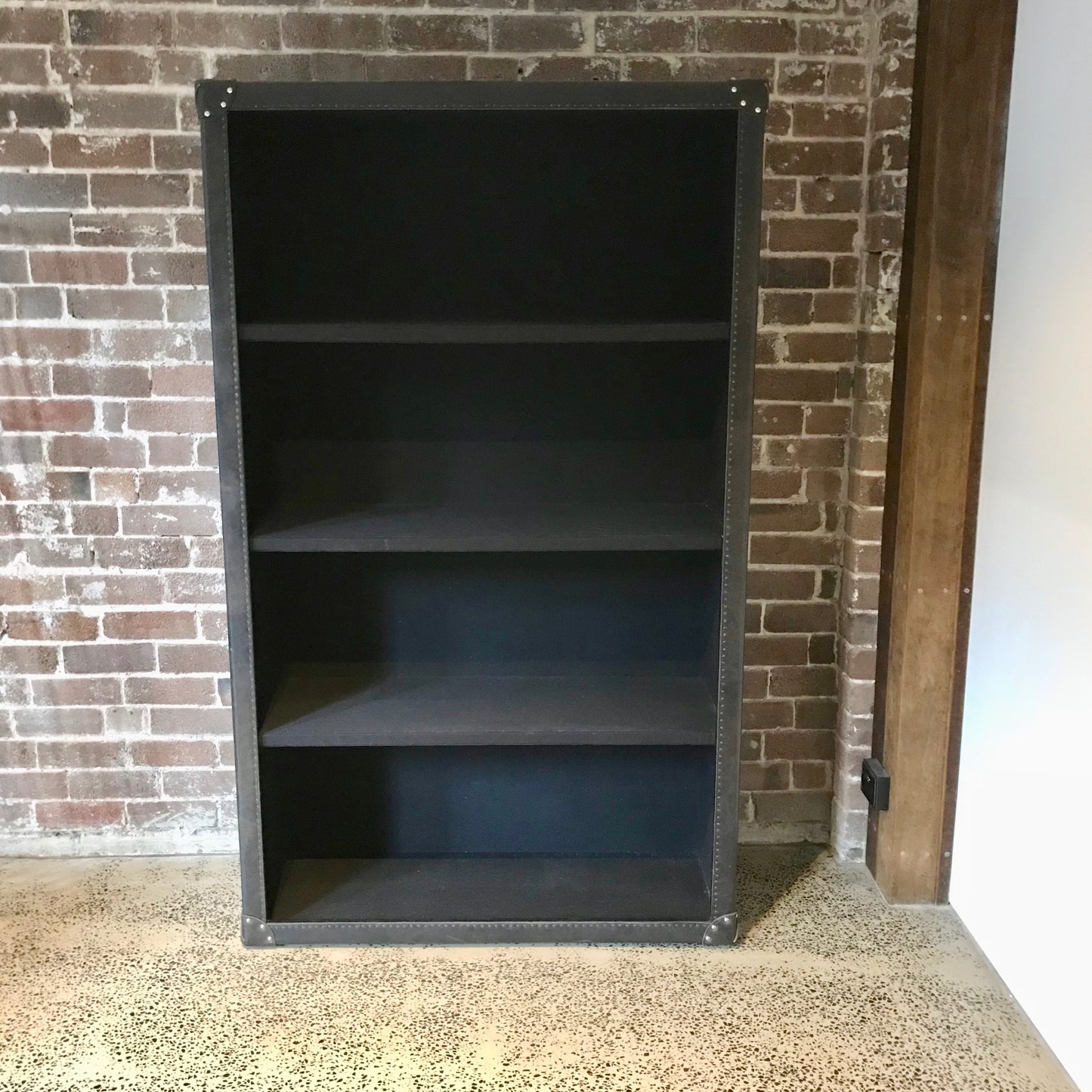 Load image into Gallery viewer, Mayfair Leather Bookcase by Restoration Hardware
