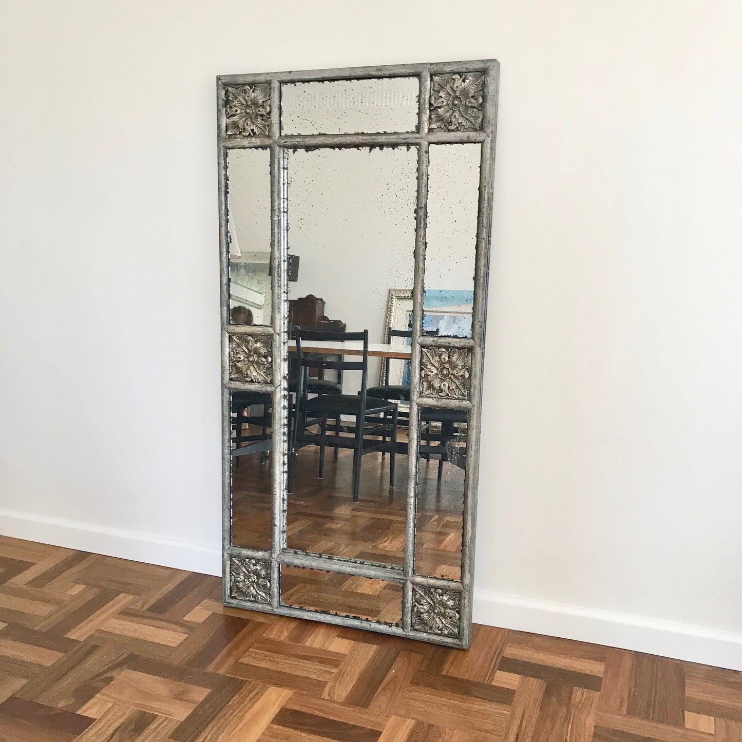 Antiqued Silver Mirror