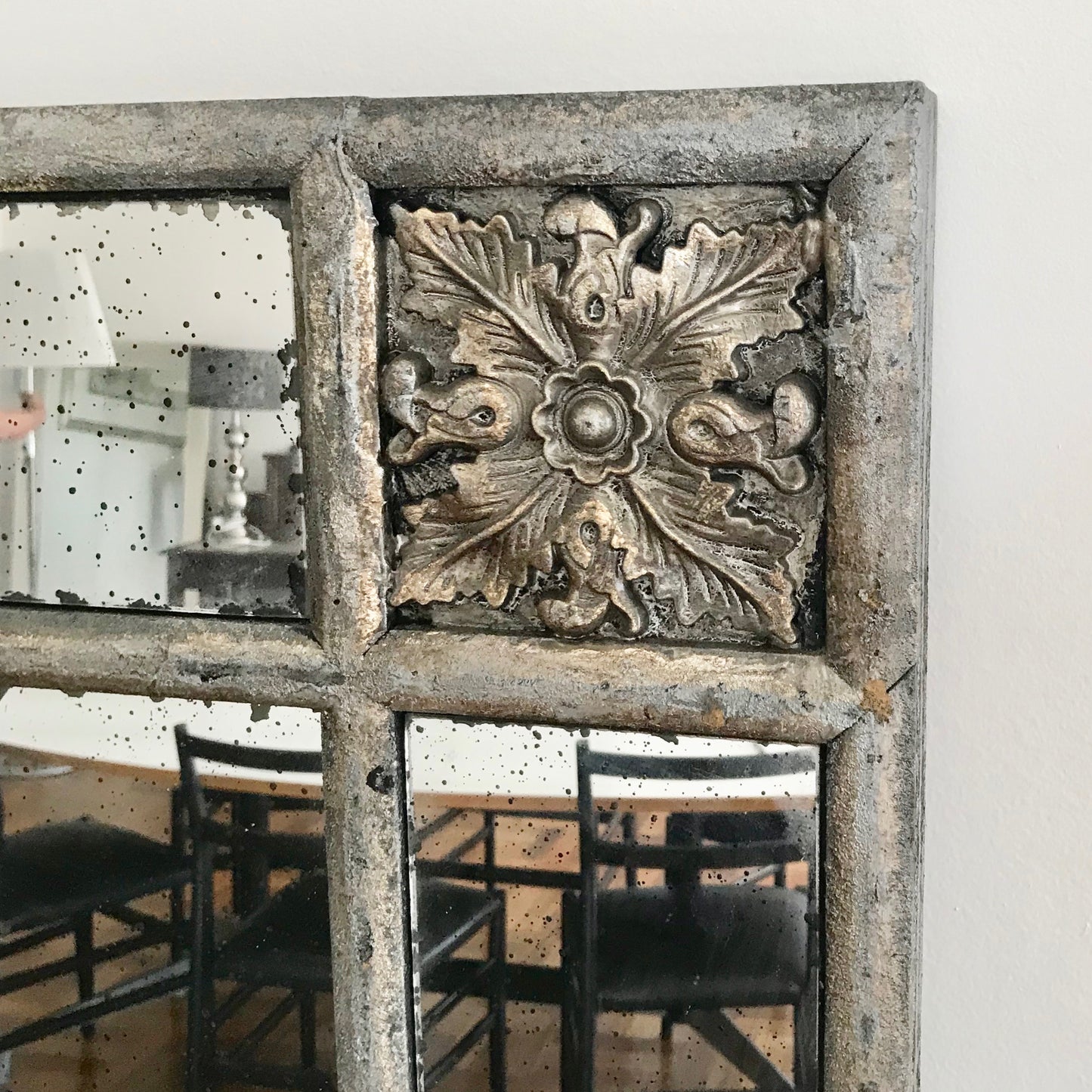 Antiqued Silver Mirror