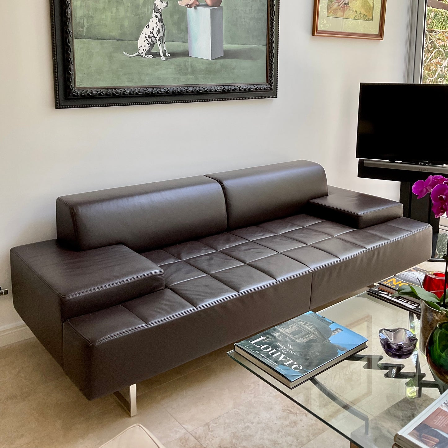 Quadra Sofa by Studio Cerri & Associates for Poltrona Frau