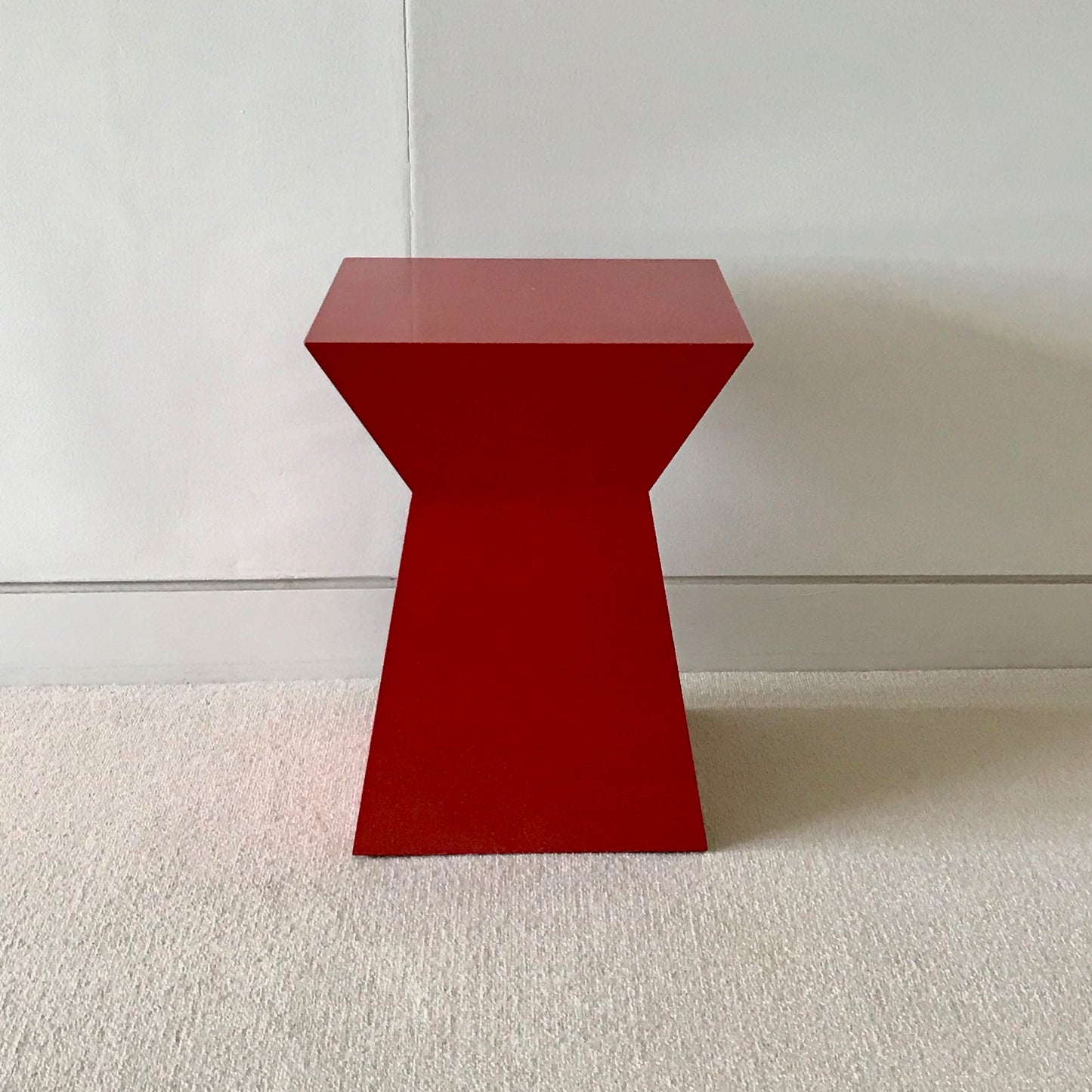 Load image into Gallery viewer, Red Lacquer Side Table by Poliform (2 available)
