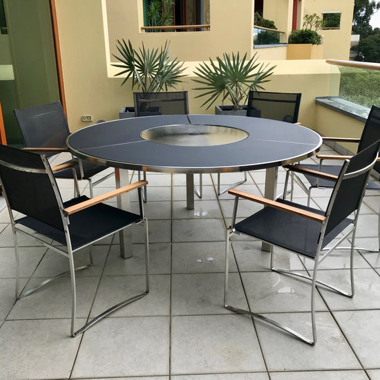 7 Piece O-Zon Outdoor Dining Table & Chairs by Royal Botanio