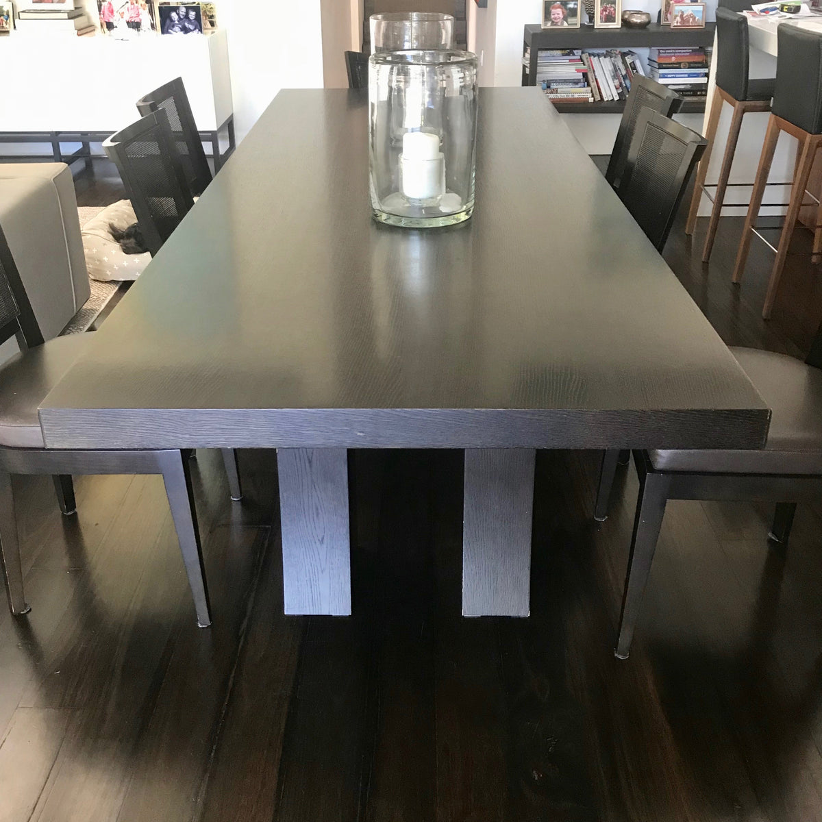 Dumbo Table Promemoria Dumbo Dining Table in Anthracite Oak | HFOC – Home Furniture ...