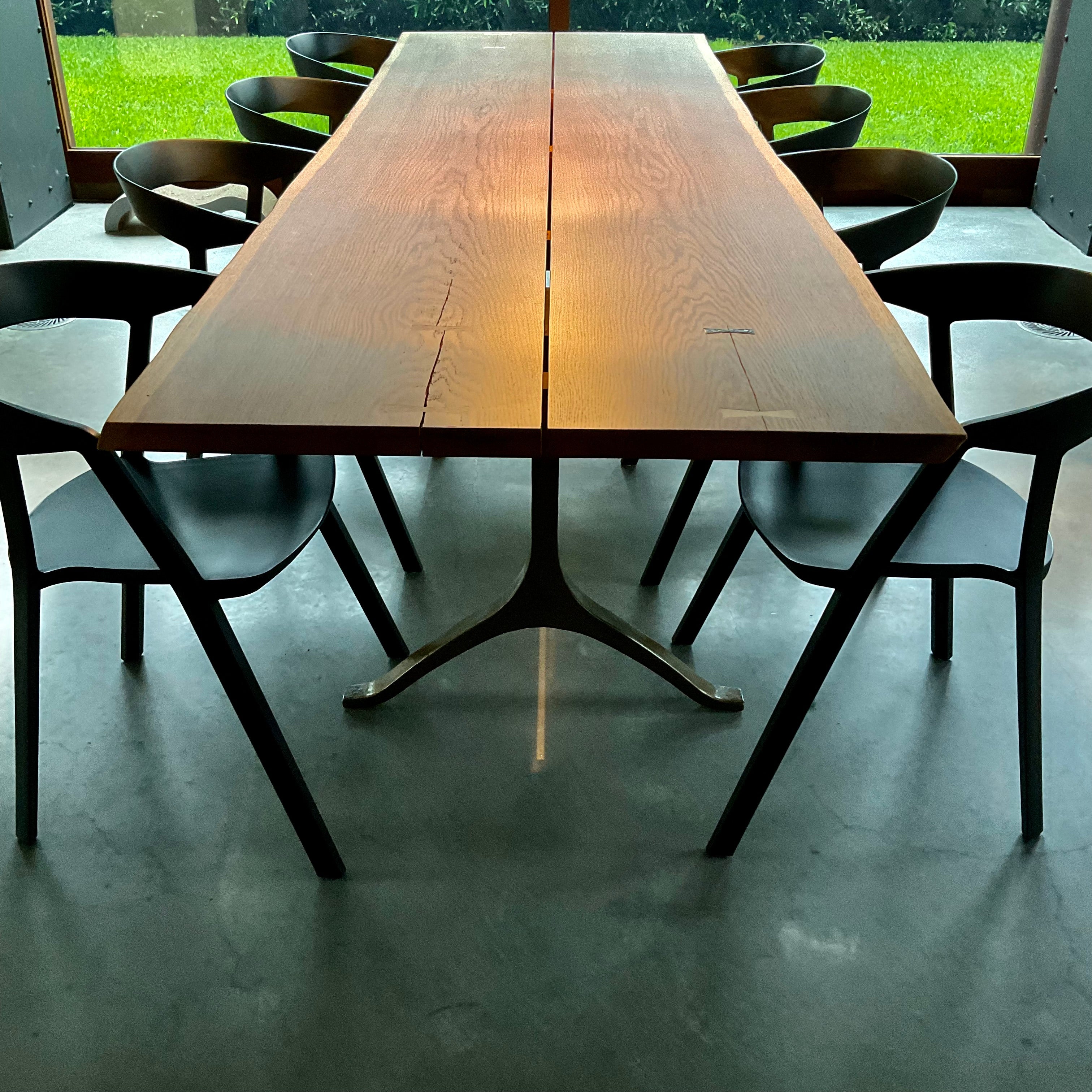 Coco Republic Bristol Dining Table in Fumed Oak | HFOC – Home