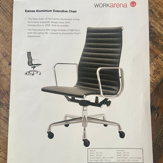 Load image into Gallery viewer, Eames Aluminium Executive Chair by Herman Miller through Work Arena
