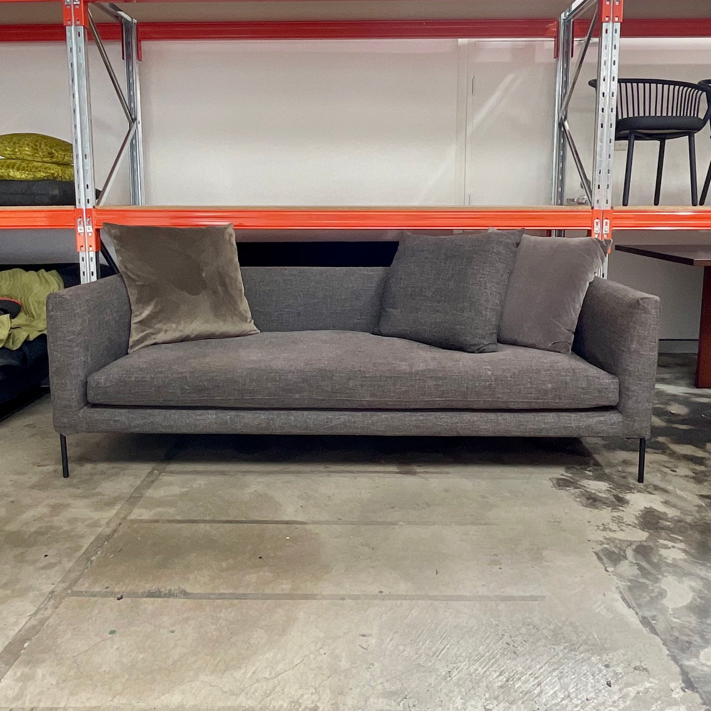 Wendelbo Blade Sofa by Henrik Pedersen with soft cushions, pre-owned designer furniture