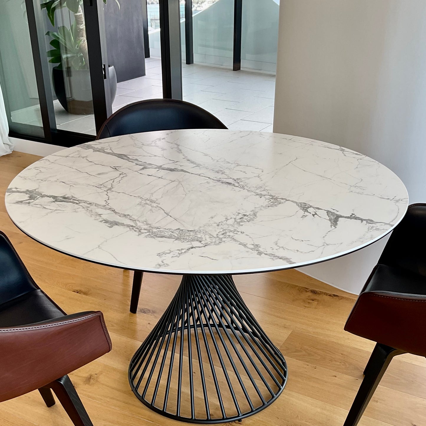 Load image into Gallery viewer, Vortex Round Dining Table by Calligaris through Voyager
