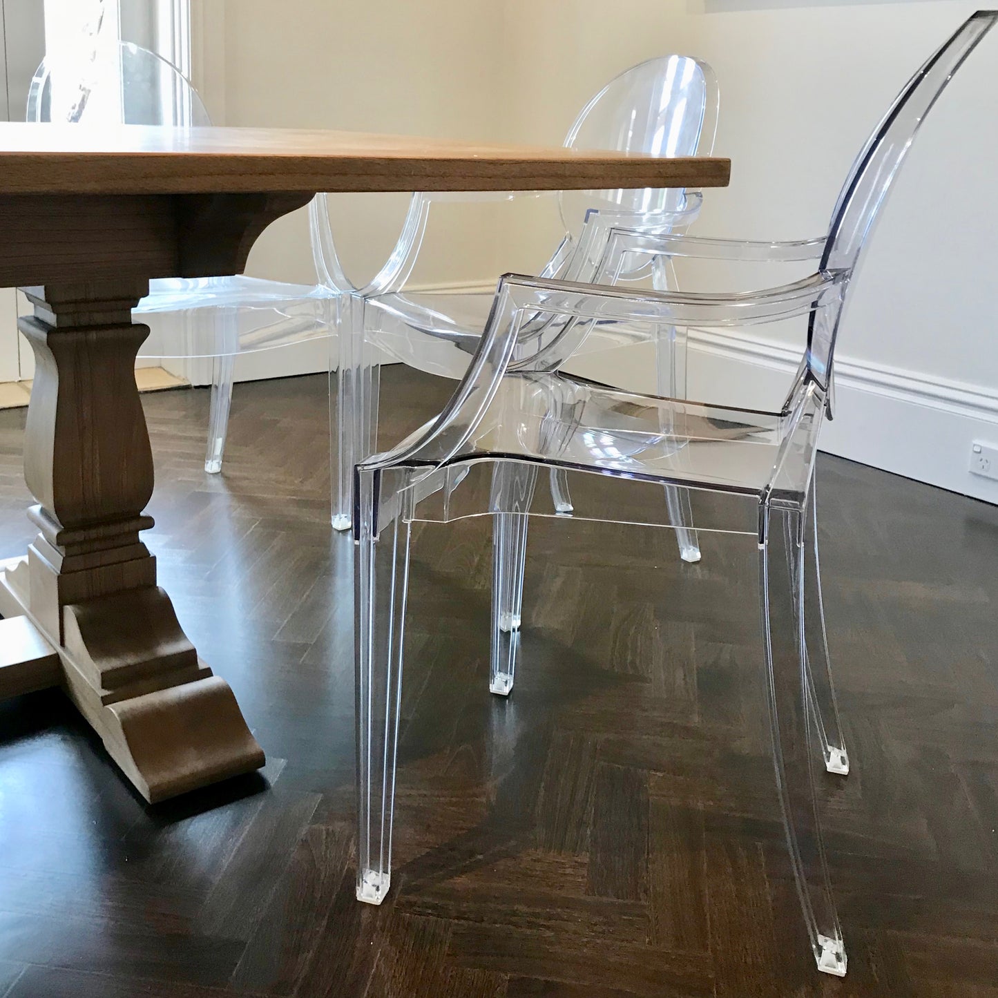 Set of FOUR Louis Ghost Chair by Philippe Starck for Kartell
